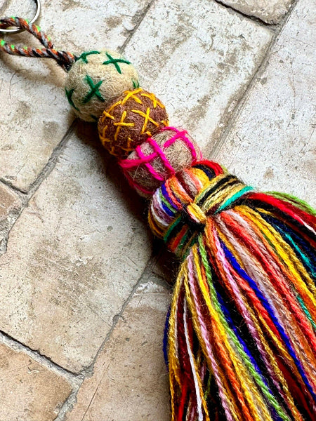 Porte-clés MULAWAN colorés faits main