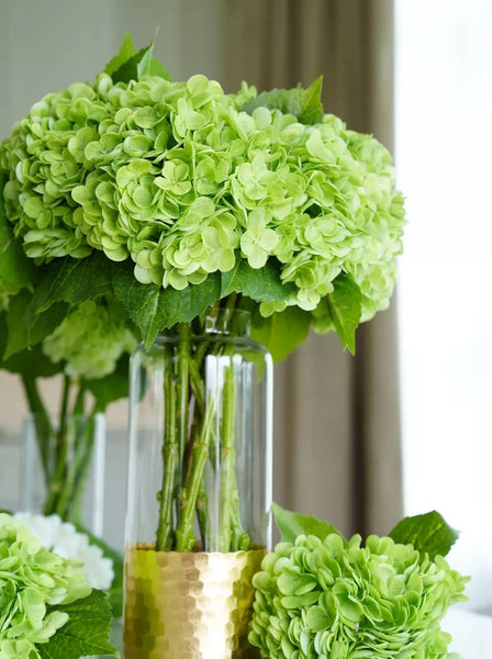 Hydrangée réaliste ultra douce à fleur large de 56 cm: Blanc