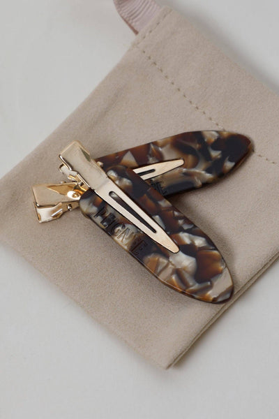 Barrettes - Expresso (Paire)
