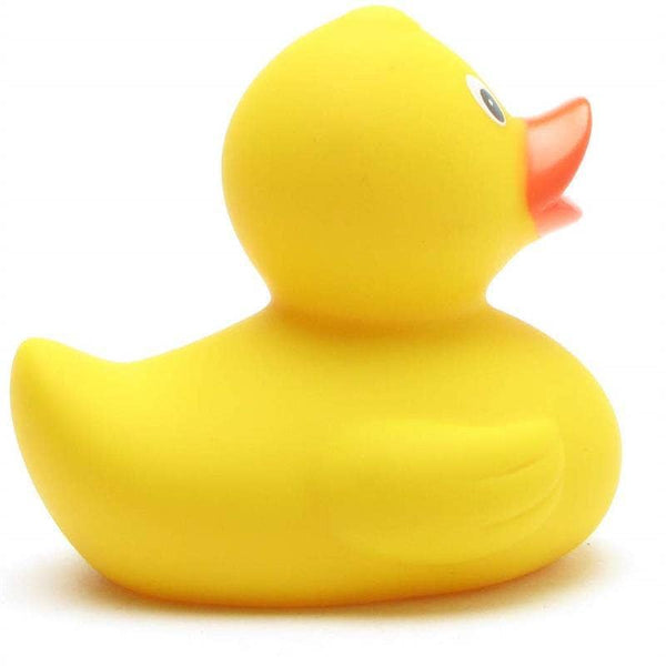 Canard en caoutchouc avec ballon en forme de cœur