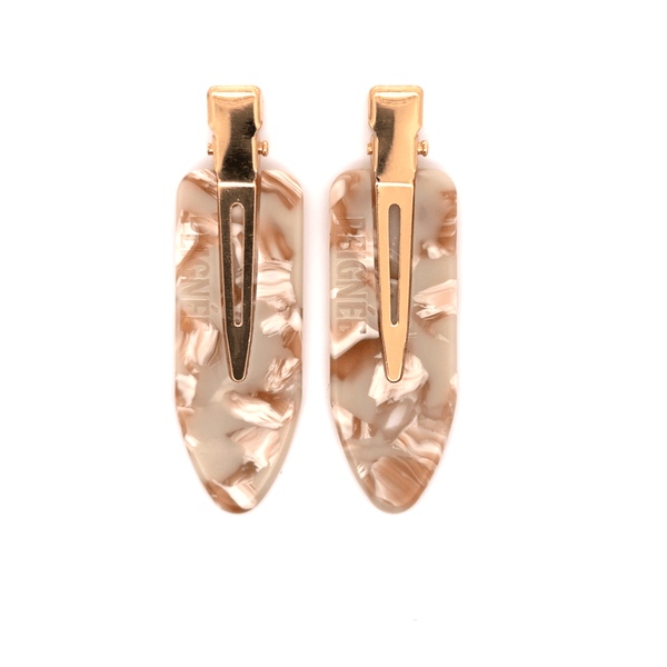 Barrettes Nougat  (Paire)