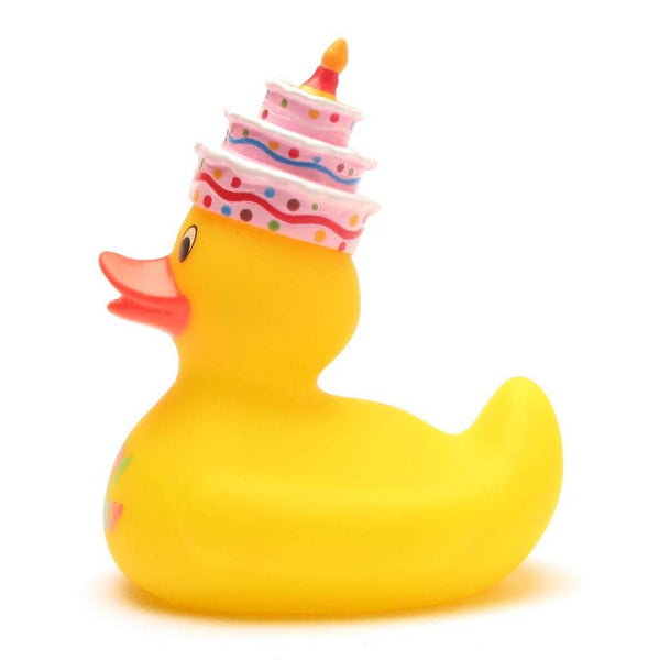 Canard de bain d'anniversaire - Canard en caoutchouc