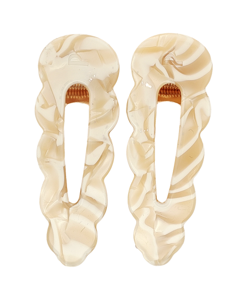 Barrettes Signature - Popcorn (Paire)