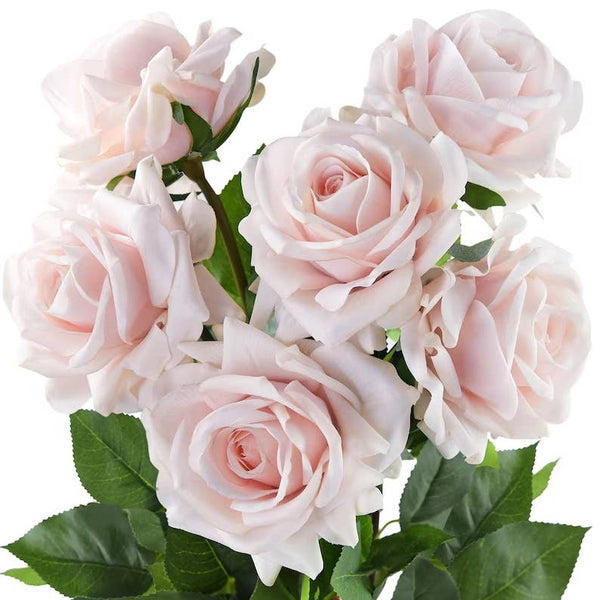 Rose premium 74 cm à grande fleur, toucher réaliste: Rose Fushia