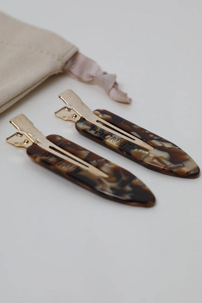 Barrettes - Expresso (Paire)