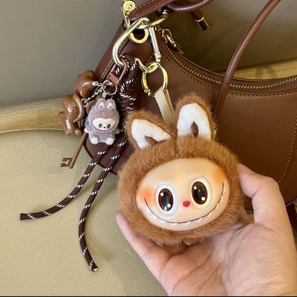 Porte-clés en peluche mignon Labubu très populaire pour filles – Charm de sac: 7