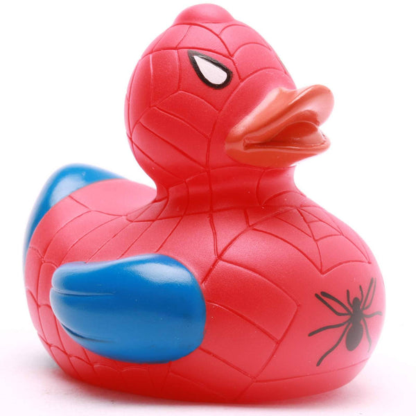 Canard de bain super-héros rouge-bleu - Canard en caoutchouc