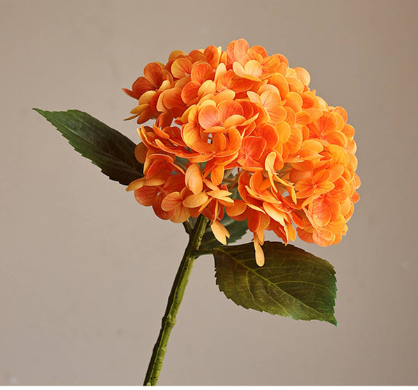 Hydrangée réaliste ultra douce à fleur large de 56 cm: Vert