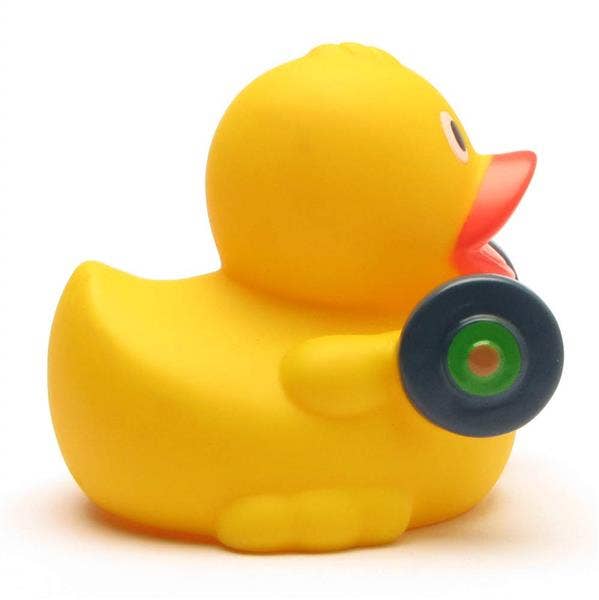 Canard en caoutchouc haltérophile - Duckshop