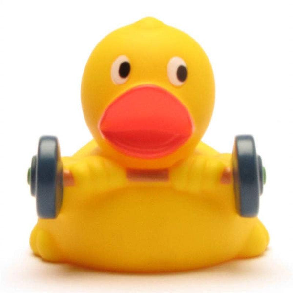 Canard en caoutchouc haltérophile - Duckshop