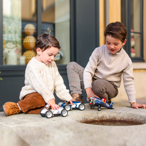Petite voiture Bleue pour enfant - Racing Car
