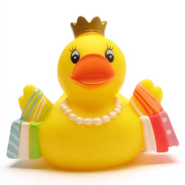 Canard de bain reine du shopping